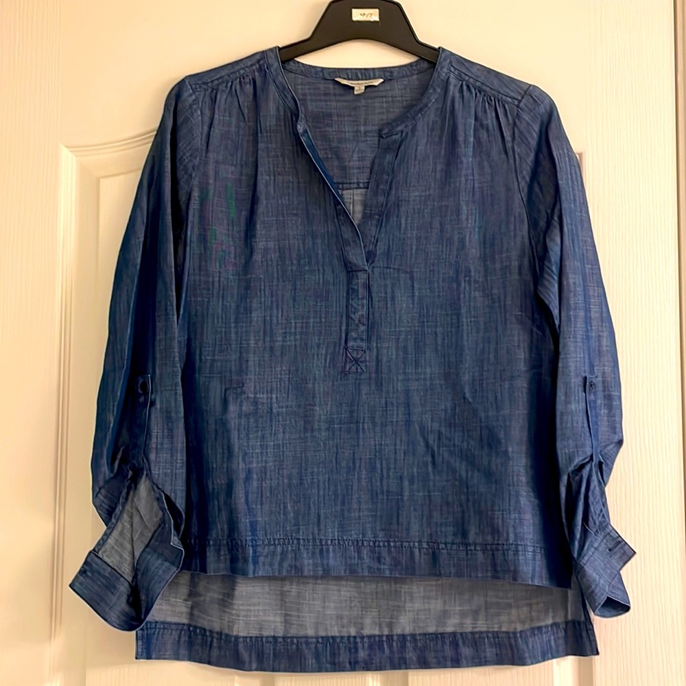 Calvin Klein Jeans chambray top Small